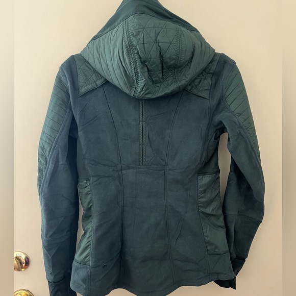 lululemon fleece run jacket size 6 - Picture 5 of 7